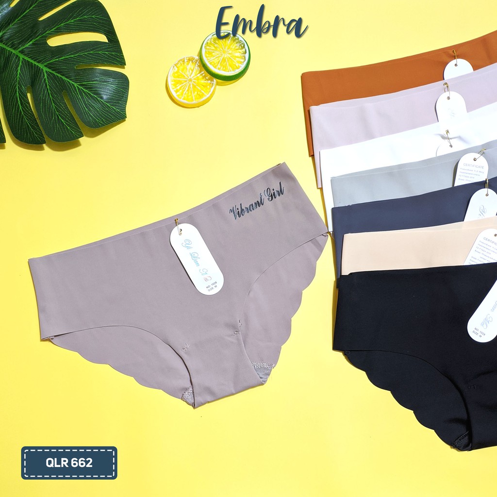 {Video + Ảnh thật } Quần lót nữ Embra, chất liệu su mềm, viền sóng siêu thoáng mát | BigBuy360 - bigbuy360.vn