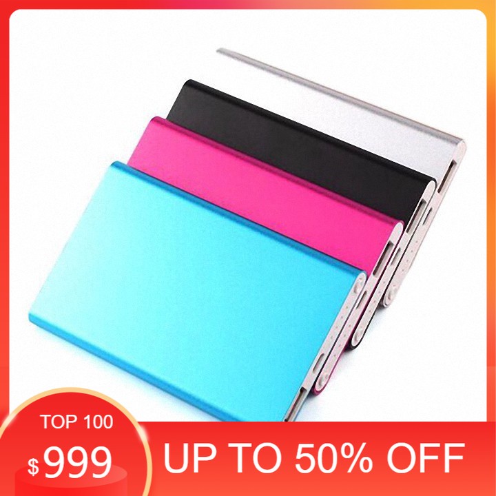 Sạc Dự Phòng Siêu Mỏng DL 12000mAh Bền Rẻ - Tổng Khó Sỉ gfkhj67