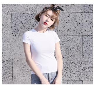 ÁO THUN TRƠN CỔ TRÒN + TIM
