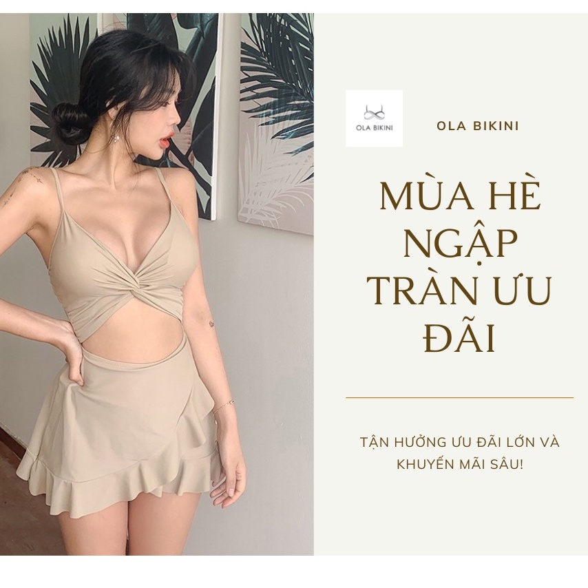 Áo tắm một mảnh váy xoè mới lạ - OLA BIKINI BM36