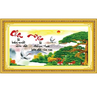 Tranh thêu cha mẹ 222804