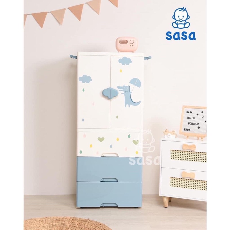 Tủ nhựa 4 tầng sky sasa