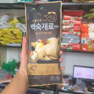 Nguyên Liệu Gà Hầm Sâm Hàn Quốc Gói 70G