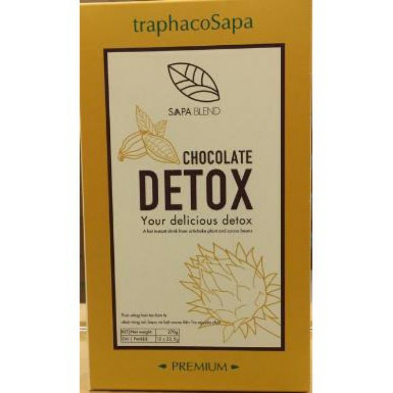 Đồ uống cao cấp, quà biếu Chocolate Detox Actiso Traphaco. Actiso Sapa