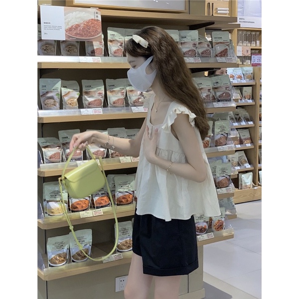 🌿Áo Babydoll Cánh Tiên Ngắn Tay Phong Cách Tiểu Thư Dễ Thương Ngọt Ngào - Mã: 456🌿TV - Fashion