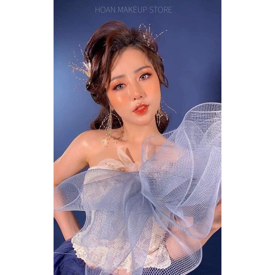 bộ 3 cài lá kèm bông tai siêu xinh Giá chỉ 120k