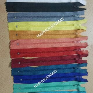 Khóa quần răng nhựa ( sét 07 cái khóa )