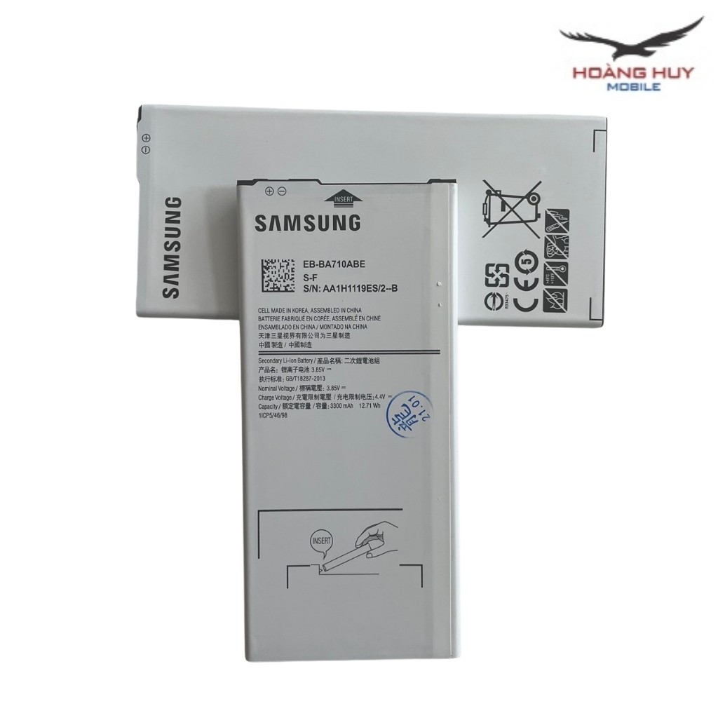 Pin Samsung Galaxy A710,Pin Samsung A7  Dung Lượng 3300mAh Hàng Zin Nhập Khẩu Bảo Hành 6 Tháng 1 Đổi 1