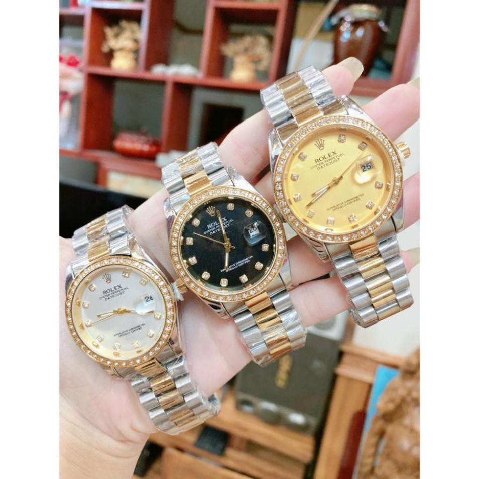 [Free Sip]  [Siêu Phẩm]  Đồng hồ Rolex Nam dây đức nguyên khối với thép không rỉ, mặt số la mã siêu sang -gmanwatch