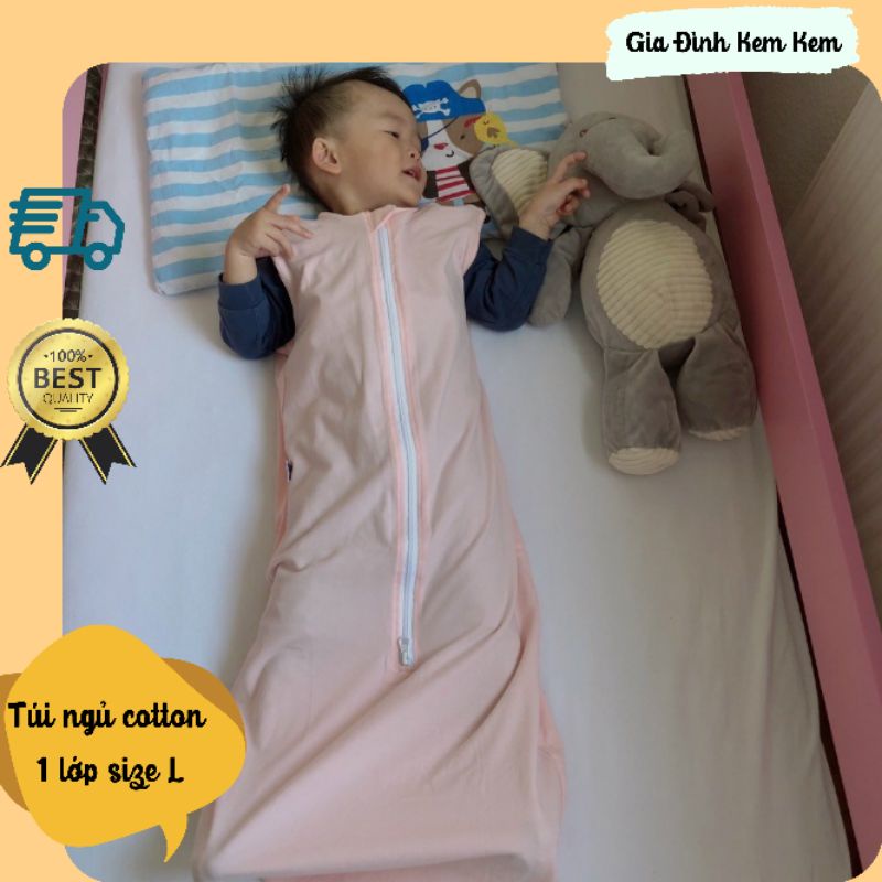 Túi ngủ hè 1 lớp chính hãng Chũn Cocoon size L cho bé dưới 4 tuổi