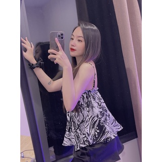 Sexy Forever Đồ Bộ Ngủ Lụa Hai Dây Carmy