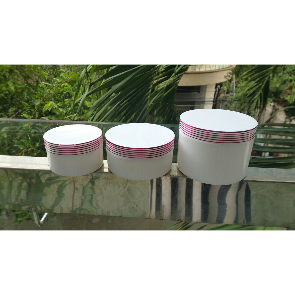 Hũ đựng kem body sọc tím 200gr-250gr