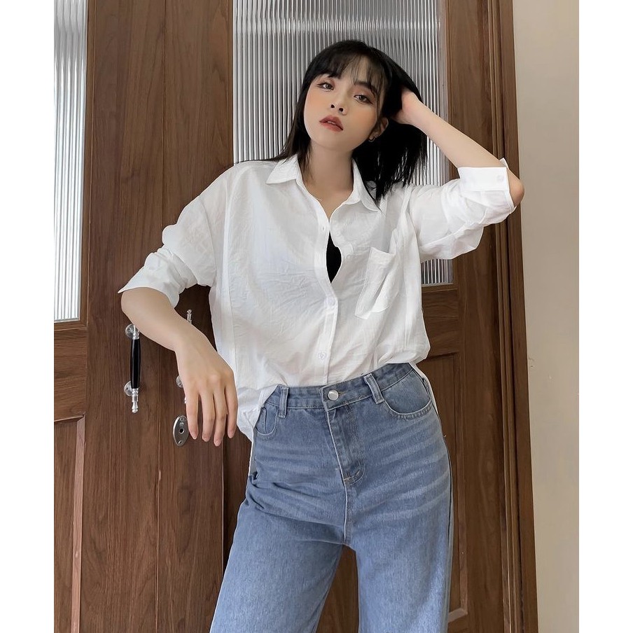  Áo sơmi đũi mịn ít nhăn CHUBBIE Puffy Shirt | BigBuy360 - bigbuy360.vn