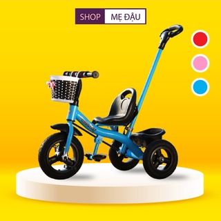 Xe đẩy 3 bánh cho bé đi dạo kết hợp bàn đạp chân. Xe 3 bánh có tay đẩy - 3B103