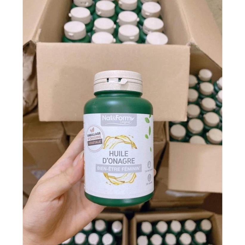 Viên uống tinh dầu hoa anh thảo  Tinh dầu hoa anh thảo hữu cơ NAT & FORM