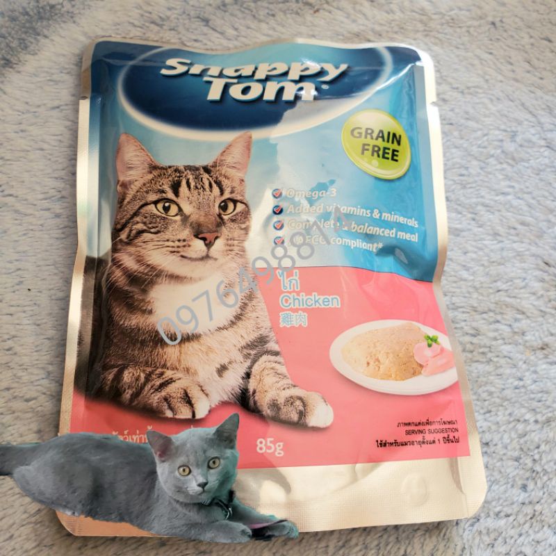 Pate Snappy tom cho mèo