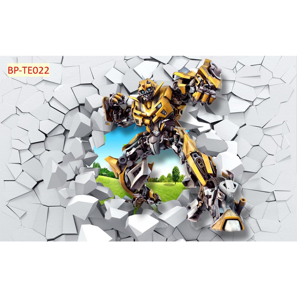 Tranh 3D Dán Tường Phòng Trẻ Em Nhiều Chủ Đề SIÊU VUI NHỘN MINION