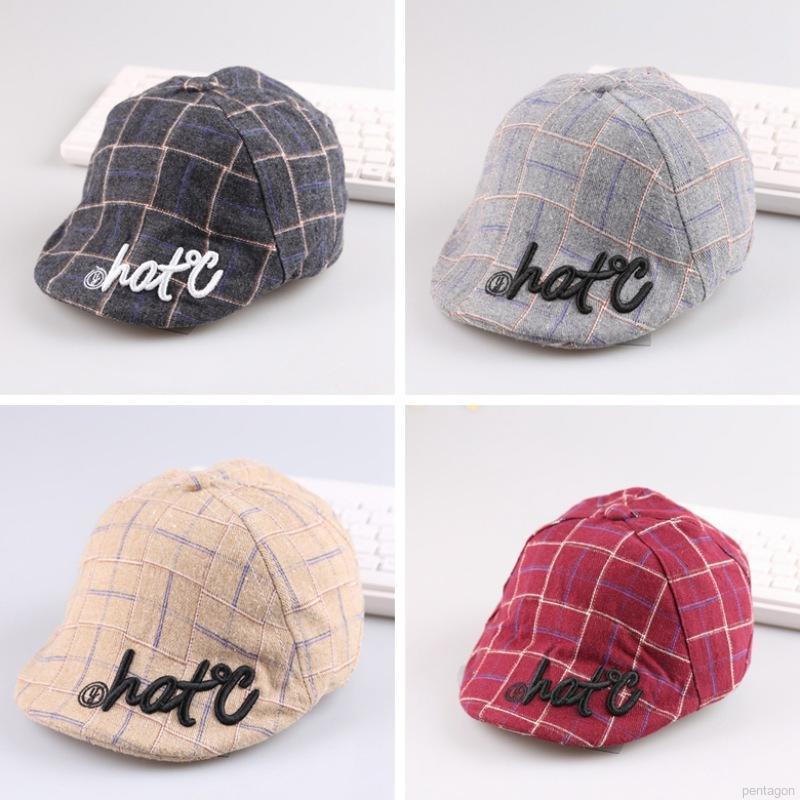 Mũ nồi hoạ tiết kẻ sọc phong cách retro xinh xắn cho bé