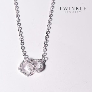 Dây chuyền Necklace Square Circle - Vòng cổ bạc nữ - Phụ kiện trang sức