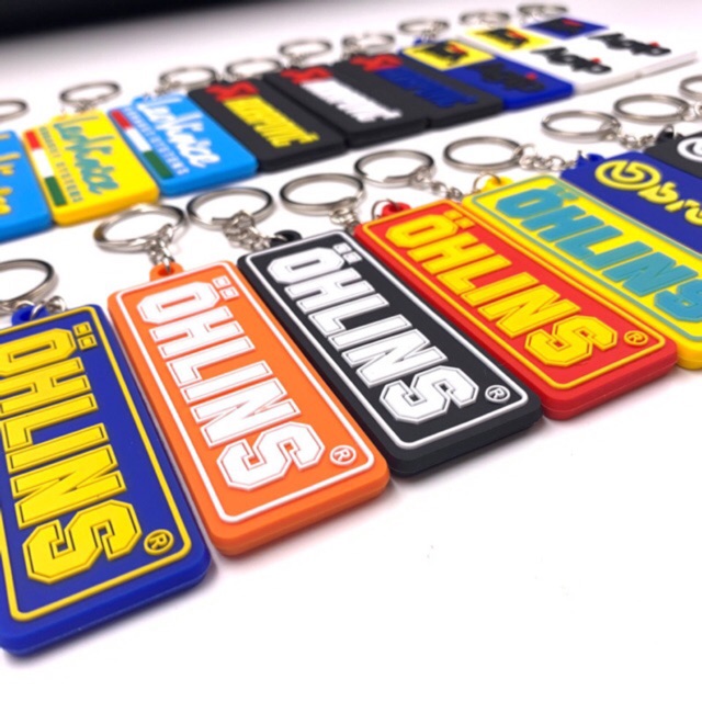 Móc khoá brembo , leovince,ohlins, akrapovic treo móc khóa