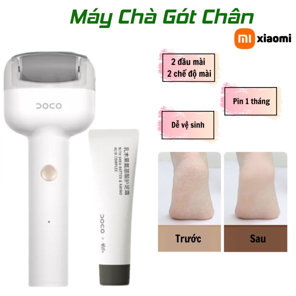Máy Chà Gót Chân Xiaomi - Tặng kèm kem dưỡng, 2 đầu mài, 2 chế độ mài, Loại bỏ vết chai,Da chết,Chống nước -home_smart_1