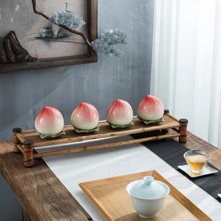 Hũ đựng trà quả đào