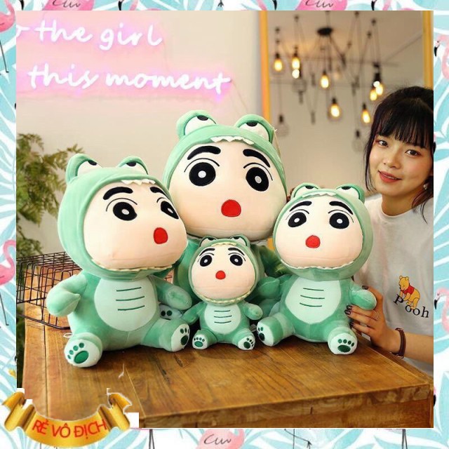 Gấu Bông Shin Cosplay Khủng Long Siêu Đáng Yêu