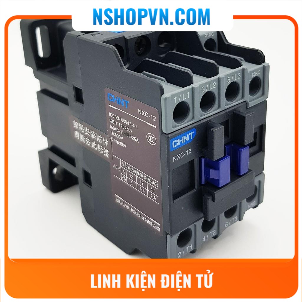 Contactor CHINT NXC-12 12A 5.5kW