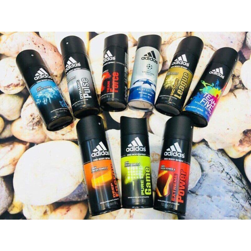 xịt khử mùi toàn thân adidas nam tính phong cách lịch lãm 150ml | Thế Giới Skin Care