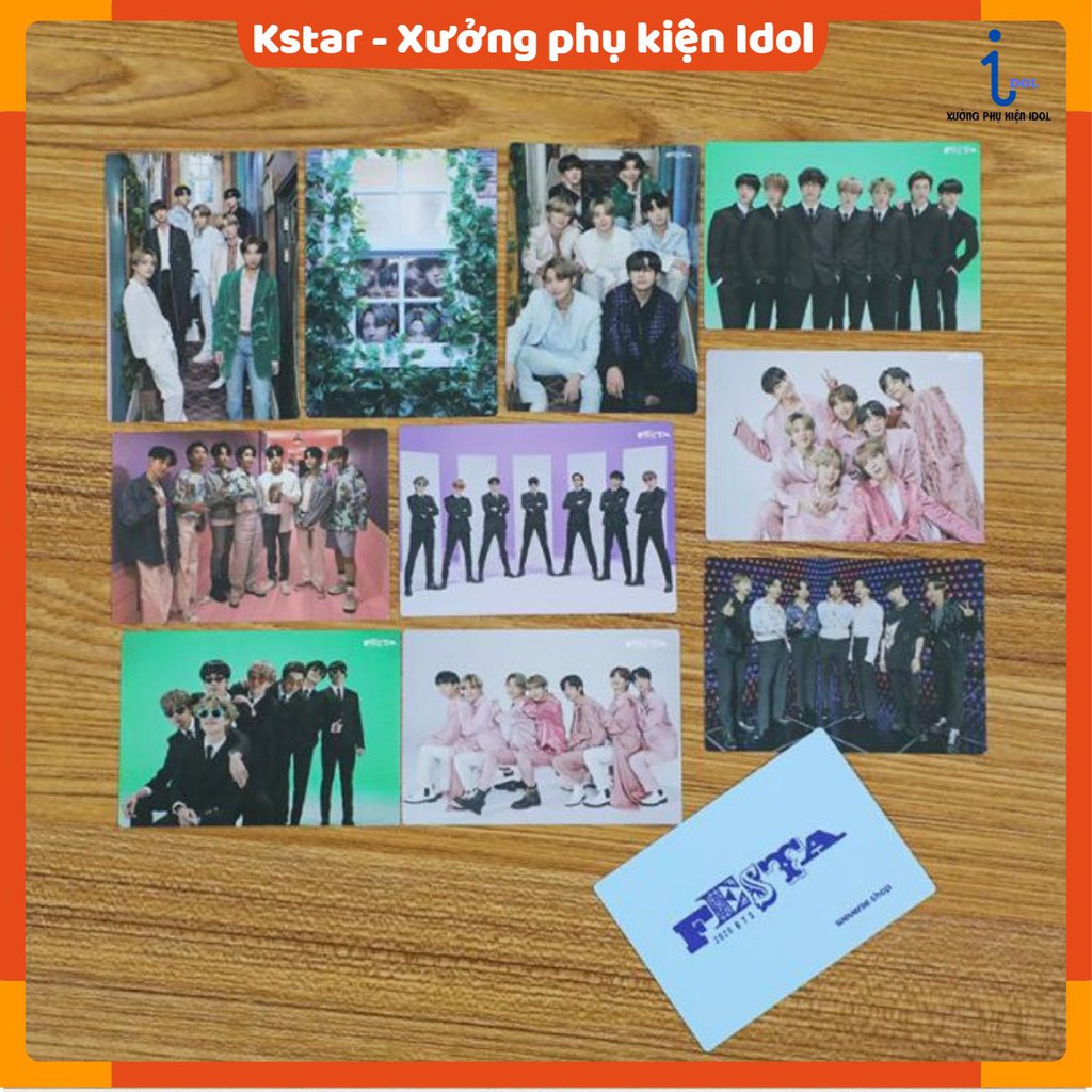 Set card in hình Bangtan Festa 2020