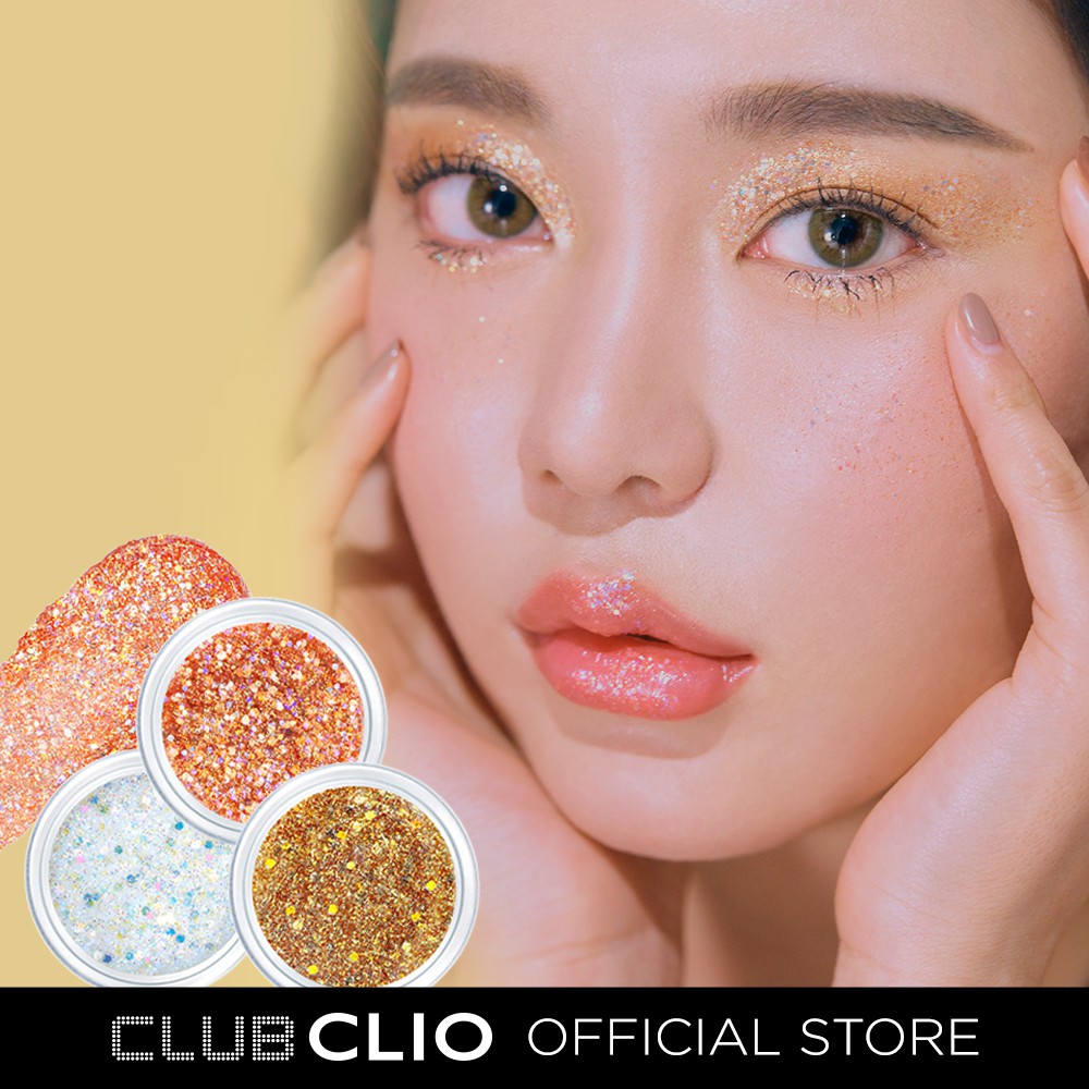 Phấn mắt Clio Twinkle Pop dạng thạch màu kim tuyến nhũ lấp lánh thời trang 2.8g | BigBuy360 - bigbuy360.vn