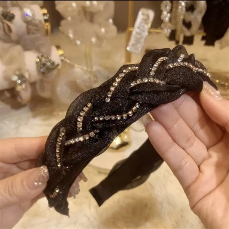 Băng Đô Đính Đá Lấp Lánh Phong Cách Mùa Hè Mới 2022 Cho Nữ