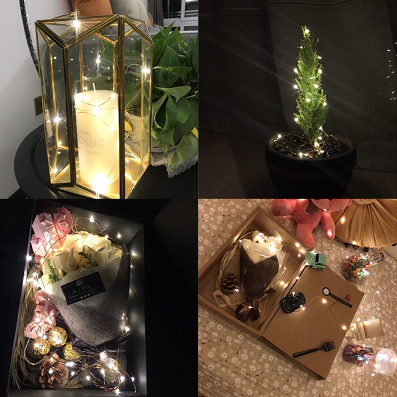 Đèn led dây LICER chống nước trang trí đám cưới/ giáng sinh/ hội tiệc dài 1m/ 2m/ 3m/ 5m/ 10m