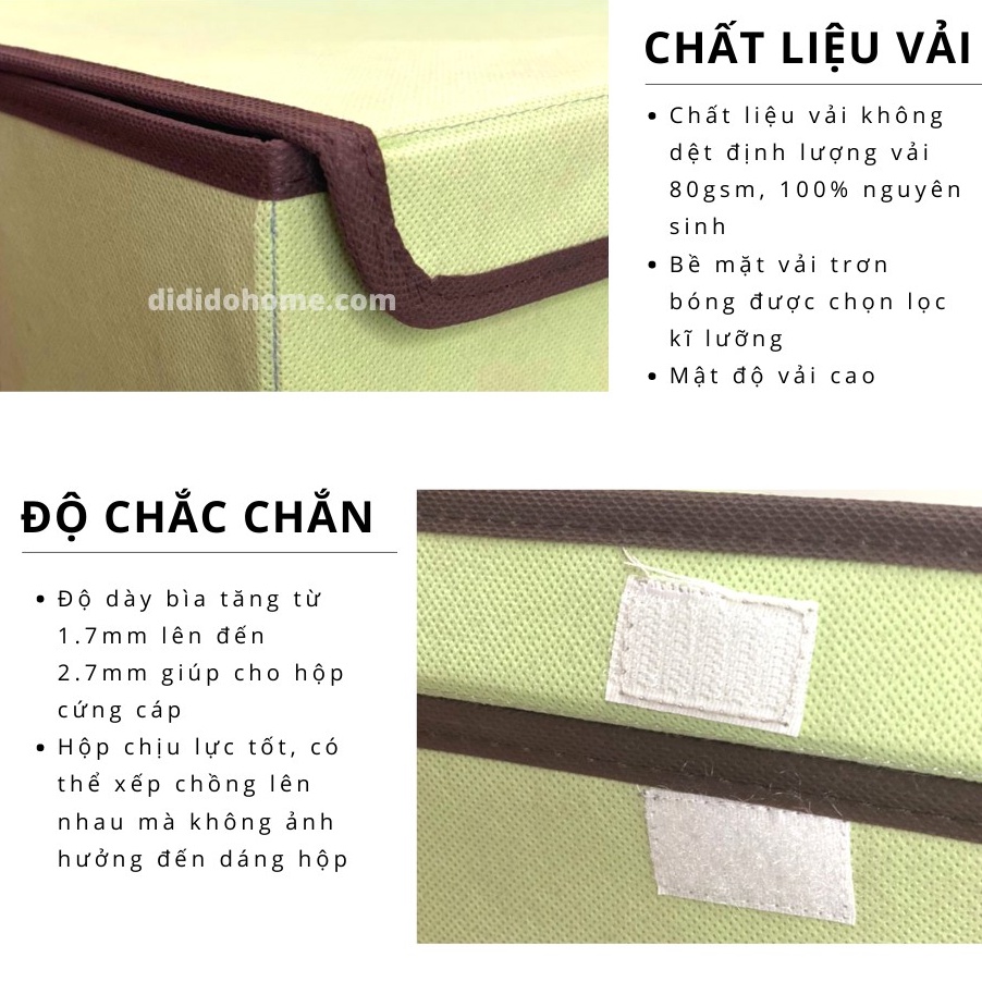 hộp đựng đồ vải không dệt size lớn Miễn Phí vận chuyển