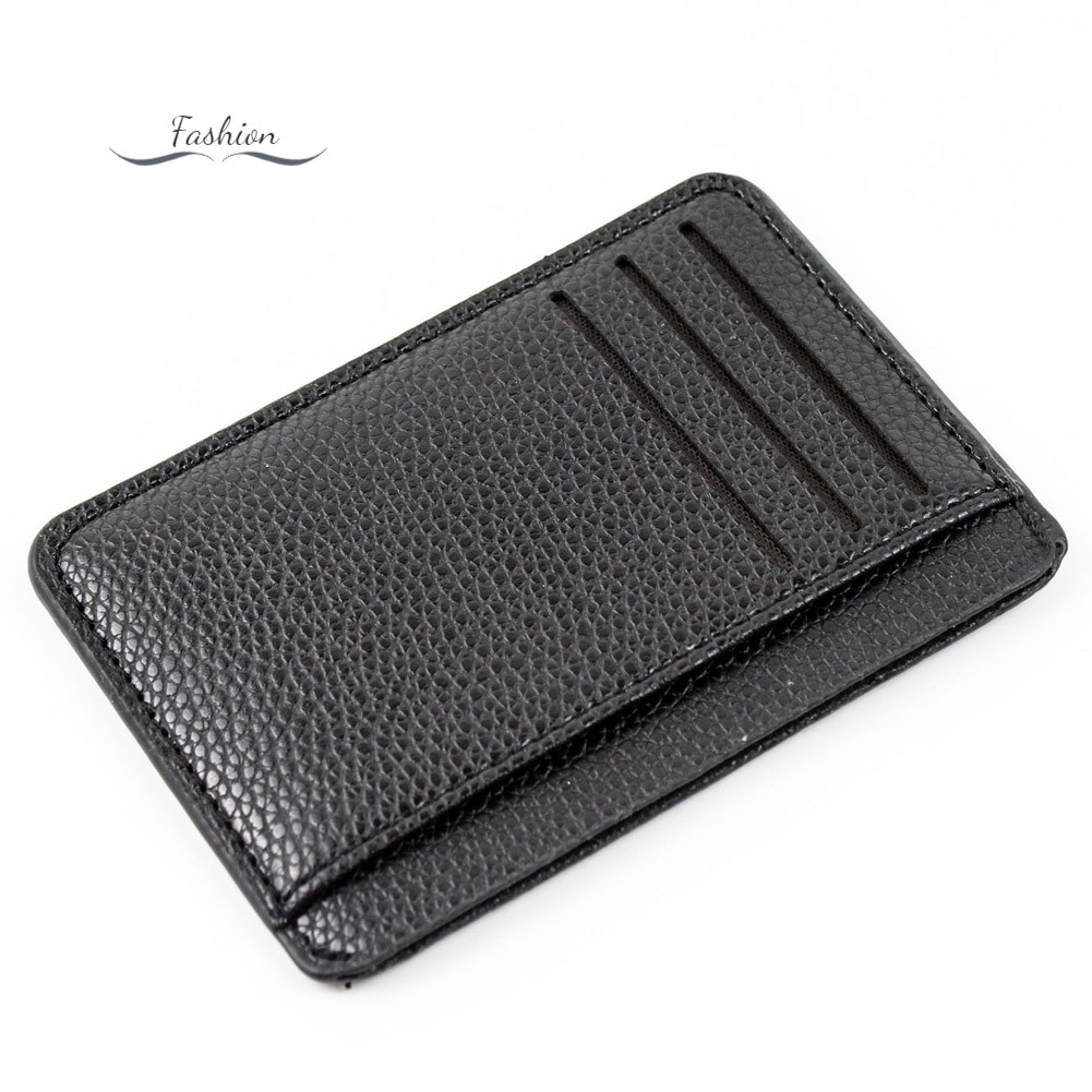 Ví Da PU 6 Ngăn Đựng Thẻ Siêu Mỏng Dành Cho Nam