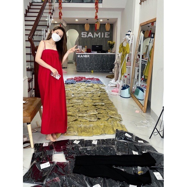 đầm maxi nữ , đầm đi biển - Tôn Dáng Điệu Đà TT 42