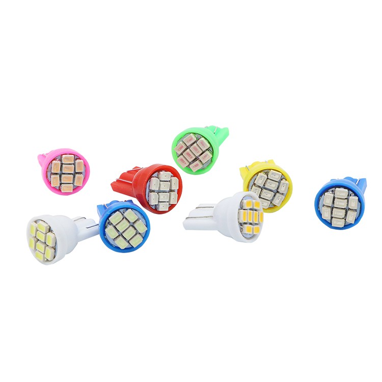 Đèn led T10 1206 8smd 12V W5W cho xe hơi