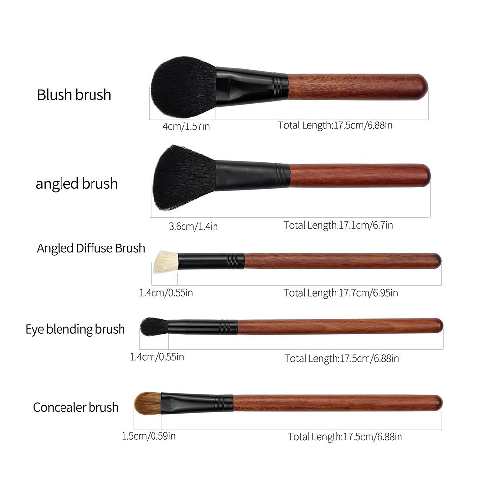 Set 10 cọ trang điểm OVW 3478101214152021 đa năng và thời trang