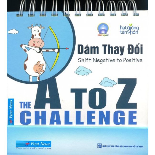 Sách - Dám thay đổi - The A to Z challenge shift negative to positive