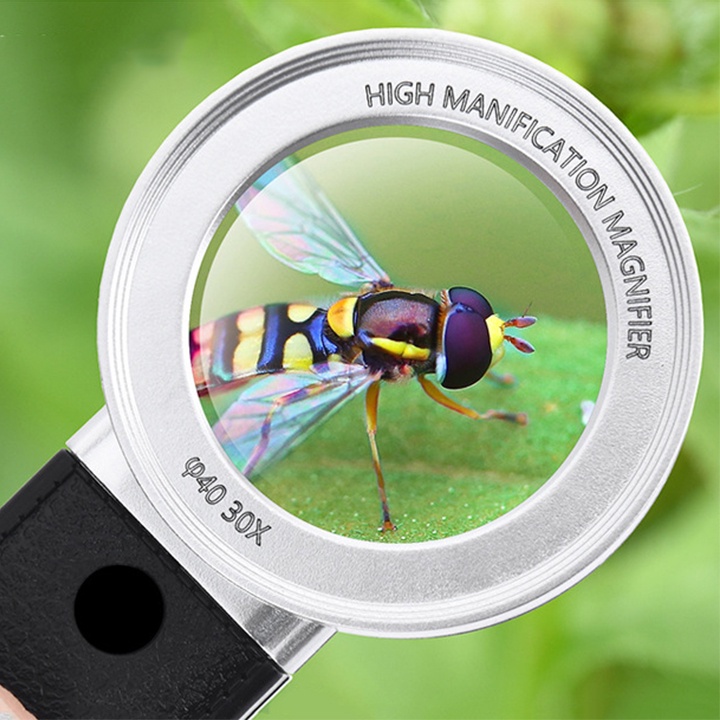 Kính lúp có đèn kính đôi phóng đại 30 lần