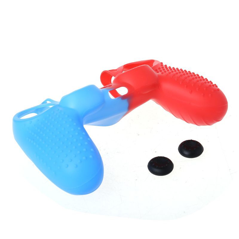 1 Set Vỏ Bảo Vệ Nút Bấm Bằng Silicone Họa Tiết Chấm Bi Cho Sony Ps4