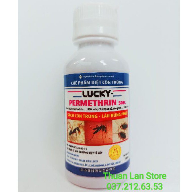 Thuốc Diệt Côn Trùng LUCKY PERMETHRIN 50EC lọ 100ml