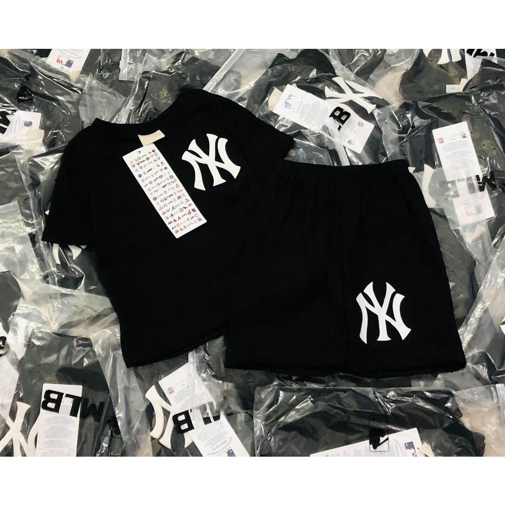 Bộ hè bé trai, bé gái, bộ quần áo cộc tay in hình trâu vàng N.Y cho bé size 8-35kg