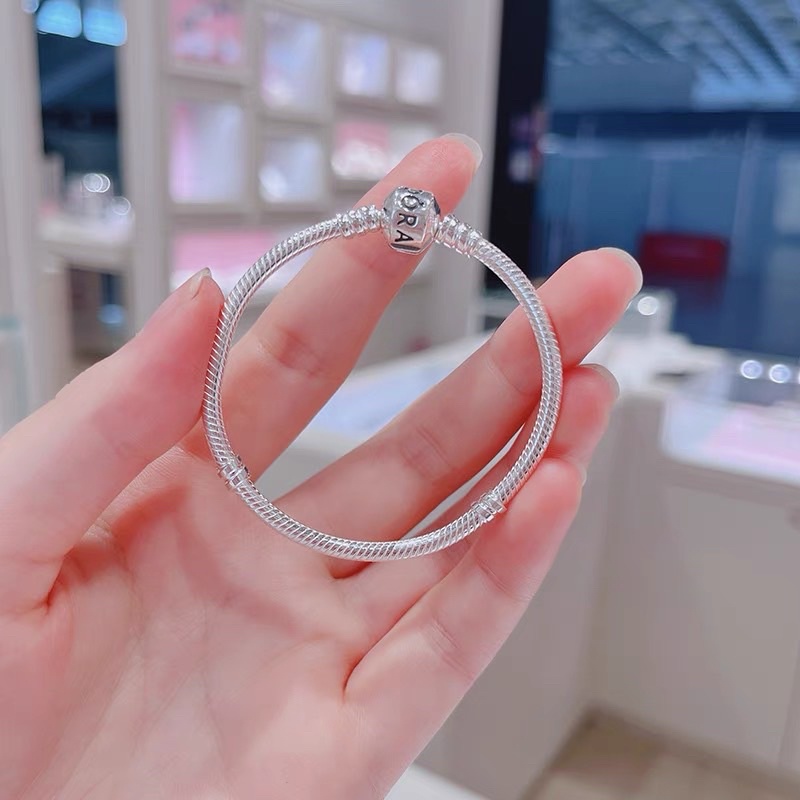 VÒNG TAY PAN ALE MOMENTS MỀM BẠC S925 THUẦN KHIẾT HÀNG CAO CẤP