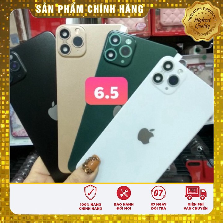 [ Giá siêu rẻ ] Dán Độ Giả Full nhám mặt sau 3 camera có Flash từ X / Xs / Xs Max lên 11 Pro /11 Pro Max