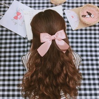 Kẹp tóc nơ - cột tóc hình nơ Hàn Quốc đơn giản