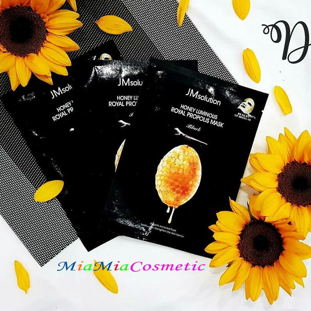 Mặt Nạ JM Solution Mật Ong [MIẾNG LẺ] Honey Luminous Royal Propolis Mask Dưỡng Chất Giúp Da Khỏe Mạnh NHẬP KHẨU