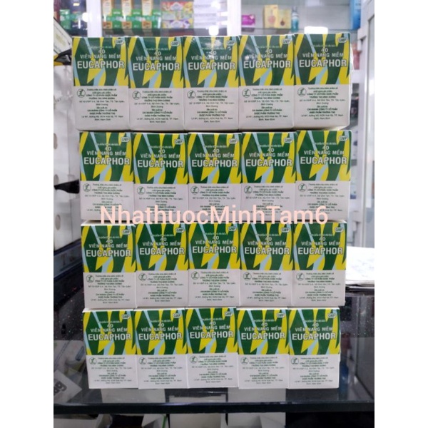 Viên uống giảm ho EUCAPHOR - lọ 40 viên