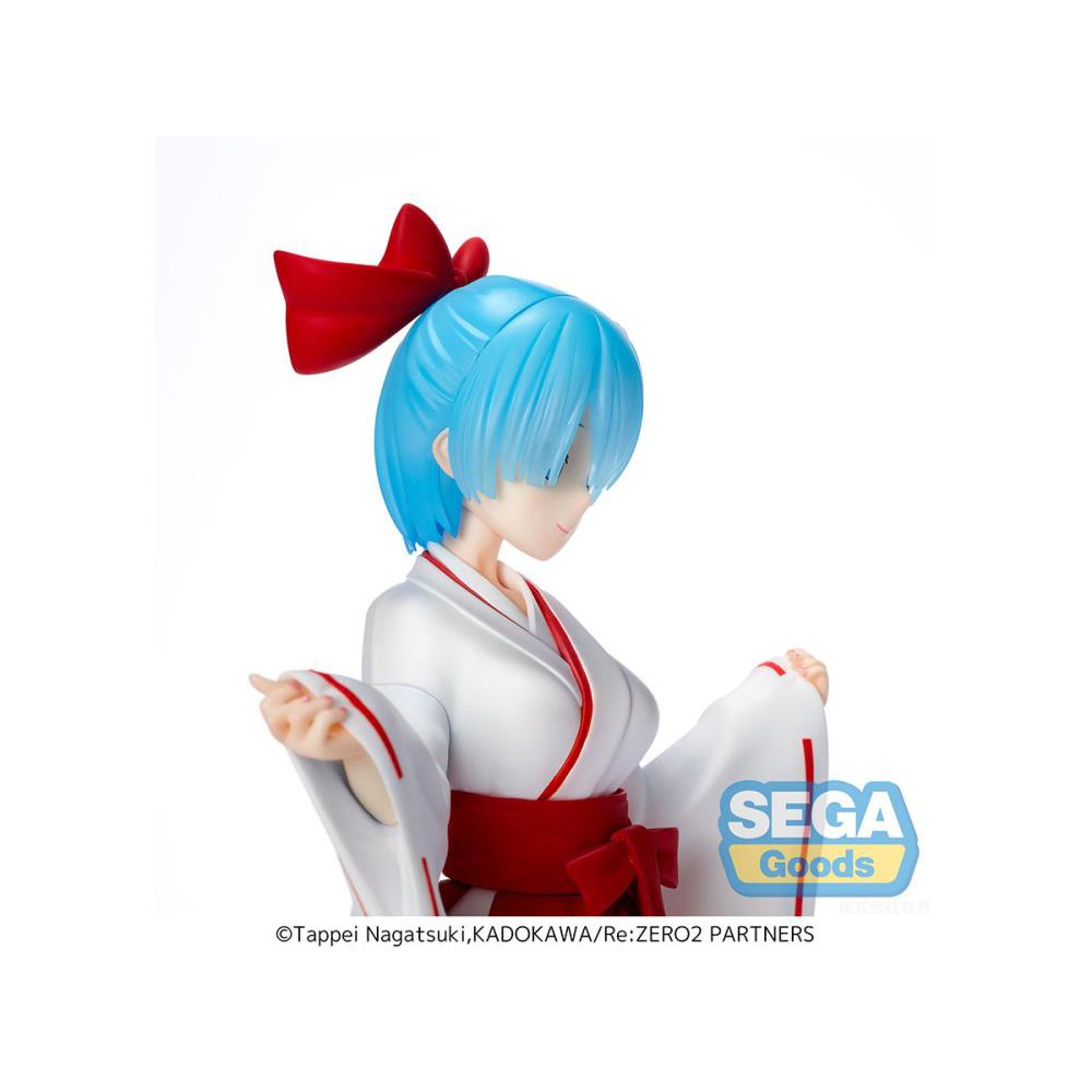 Mô hình chính hãng Sega SPM Figure Re: Zero Starting Life in Another World - Super Premium Figure - Rem (Shrine Maiden)