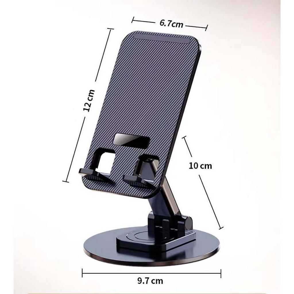 Giá Đỡ Điện Thoại, Máy Tính Bảng, Ipad Bằng Kim Loại Chắc Chắn Xoay 360 Độ